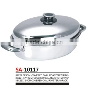 Stainless Steel Chicken Roaster With Rack thumbnail-4