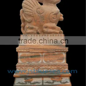 Chinese Foo Dogs Stone Statue thumbnail-1