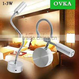 Hotel Bedside Reading Light/ LED Reading Lamp With Flexible Gooseneck Quality Choice Supplier's Choice thumbnail-1