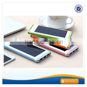 AWC708 8000mAh Best Universal Power Bank Multi-purpose Portable Solar Charger thumbnail-1