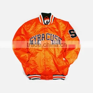 Brand Satin Jacket,custom Branded Satin Jacket,any Colors Customized Satin Letterman Jacket thumbnail-1