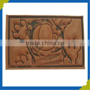 Custom PU Embossed Leather Label Leather Garment Jeans Labels thumbnail-6