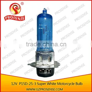 P15D-25-3 Super White 12V 35/35W Motorcycle Bulb ( Deep Blue Tube) thumbnail-1