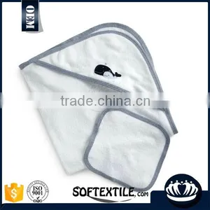 China Supplier Custom-logo Best-sale Baby Blue Bath Towel thumbnail-2