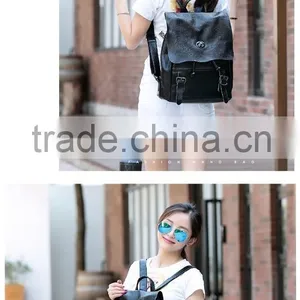 Fashionable Cowhide Leather Backpack Bags Female Bags thumbnail-5