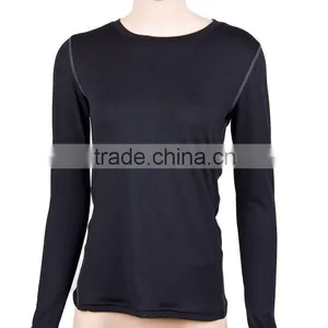 Wholesale Comfortable Yoga Apparel Long Sleeves Tshirt 2019 thumbnail-5