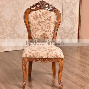 Home General Classic Carved Royal Dining Chairs Dining Room Furniture Sets thumbnail-6