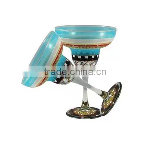 Sodalime Hand Painting Lead China Ethnic Minorities Style Marguerite Glass thumbnail-1