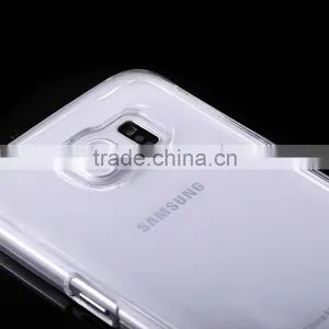 Clear Transparent pc Epoxy Gel Case Shell for Samsung s6 thumbnail-1
