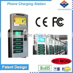 Leading Cell Phone Charging Locker Manufacturer Cell Phone Charger/Mobile Phone Charging Kiosk for IPhone APC-06B thumbnail-5