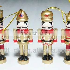 Hand Painted Wooden Nutcraker Toy/Small Wooden Nutcracker thumbnail-1