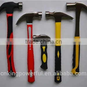 High Quality Claw Hammer (rubber &wooden Handle) Hand Tools Garden Hammer thumbnail-6