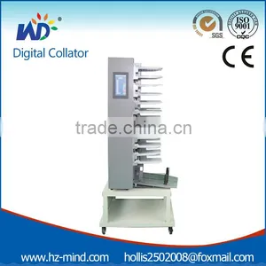 Professional Supplier Digital Collator 12 Station Digital Collating Machine 12 Tin Touch Screen thumbnail-1