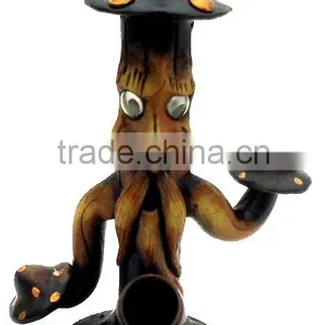 Figurine Shaped Hand Crafted Smoking Pipes - Mushroom Tree 2 thumbnail-1