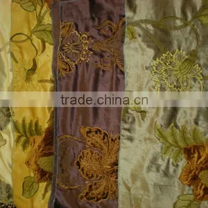 RAYON SLUB EMBROIDERED FABRIC FOR CURTAIN AND SOFA thumbnail-4