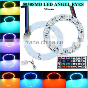 Adjustable Size Led 5050 SMD Halo Rings High Bright Angel Eyes Lamp 160mm thumbnail-1