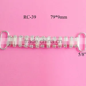 Stock Hot Selling Pearl Rhinestone Connector for Headband/hairwear(RC-39) thumbnail-1