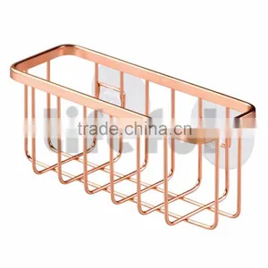 Rose Gold Kitchen Sink Suction Holder for Sponges, Scrubbers, Soap thumbnail-1