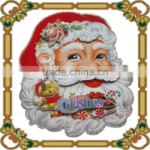Cheap Wholesale Christmas Decoration Santa Claus Paper Wall Sticker thumbnail-1