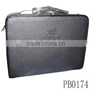 China Shop Online Cheap Wholesale pu Leather Briefcase Bag Professional Laptop Bag Document Leather Bag thumbnail-1