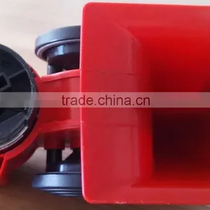 12V Snail Compact Pump Air Horn Dual Tone for Motorcycle Bus Truck Red thumbnail-2