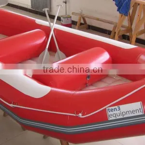 HEITRO Heavy Duty Double Floor River Boat White Water Rafting 8 Persons River Raft Row Boat thumbnail-1