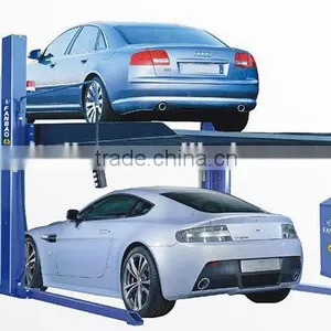 2 Post Home Automated Parking Car Lift Equipment thumbnail-1