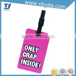 Strap Attach Customized Soft PVC Luggage Tag thumbnail-6
