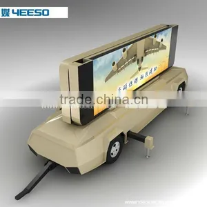 YEESO Mobile Outdoor LED Display Advertising Vehicle YES-T12, Advertising Trailer thumbnail-1