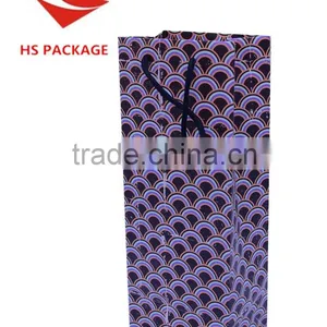 Rope Handle Colorful Printing Wine Paper Bag With Laminated thumbnail-1