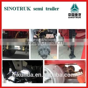 Tri Axle 40ft/20ft Container Flatbed Trailer With Container Lock thumbnail-5