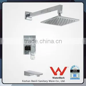 Bathroom Rain Shower Head Set Watermark Wels With Bathtub Faucet B3 thumbnail-1
