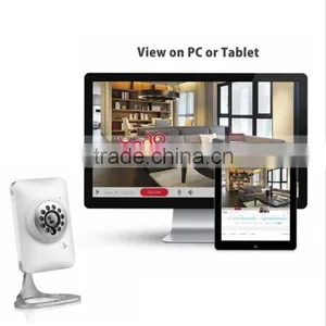 Waterproof Two-way 720P Indoor Wireless Wifi Network Security Camera Webcam Wifi IP Camera Security Camera SystemWhite thumbnail-6