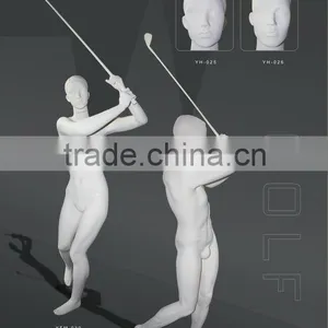 Elegant & Professional Full Body Stand Golf Male Mannequins thumbnail-1