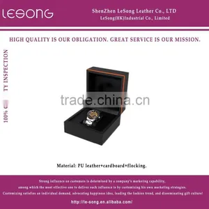 High Quality Square Single Packaging Watch Wooden Box thumbnail-1