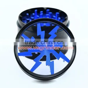 China Wholesale Industrial Aluminum Grinder , 4 Pieces Weed Herb Grinders Sharp Stone thumbnail-4
