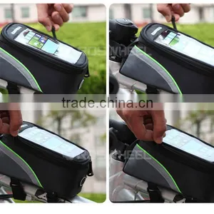 Factory Wholesale Package Outdoor Cycling Waterproof Bike Bag With Mobile Phone Screen Touch Large Size 5.5-inch thumbnail-6