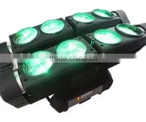 High Quality CE RoHs Certificates Pro 8PCS 12W RGBW 4in1 Spider LED Strong Light Flashlight for Sale thumbnail-6