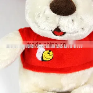 Luckiplus Hot Sale First Class Happy Puppy In Red Cloth SafeTechnology Toy For Kids thumbnail-2