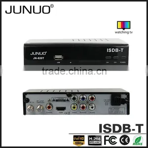 JUNUO Shenzhen Manufacture OEM Quality FTA HD Mpeg4 Digital Terrestrial tv Decoder Set Top Box Isdb-t Peru thumbnail-4