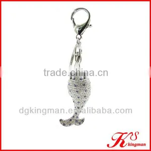 Kingman High-end Newly Design Fashion Znic Alloy Lover Key Chain thumbnail-1