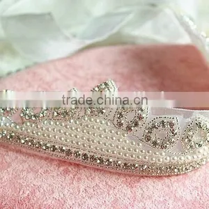 Crystal Beaded Wedding Accessories Rhinestone Wedding Dress Belt Bridal Sash thumbnail-3