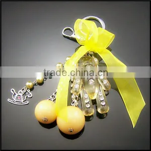 Newest Style Promotion High Quality Cartoon Teddy Bear Top Selling Keychain thumbnail-4