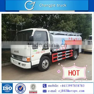 Mini Fuel Tank Truck Made in China JAC 3.5-5cbm Mini Fuel Tank Truck thumbnail-1