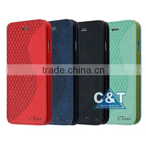 C&T S Pattern PU Leather Wallet Type Magnet Design Flip Stand Case for Nokia Lumia 730 thumbnail-3