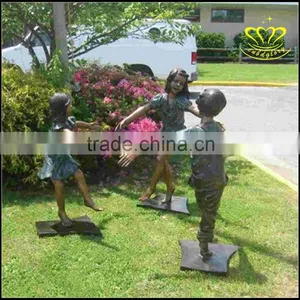 Playful Children Play Binhai Square Sculpture City Landscape Decoration thumbnail-3