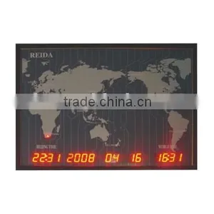 Plastic LCD World Time Clock thumbnail-1