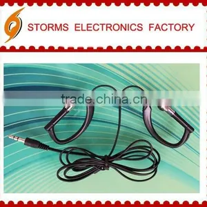 PVC Soft Touching in Ear Sports Hook Earphone &earbuds thumbnail-1