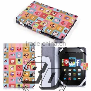 Ultra High Quality Beautiful Printed Patterns Flip PU Leather Cover Case For Amazon Kindle EBook Reader Lowest Price thumbnail-5
