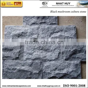 Black Marble Mushroom Chiseled thumbnail-1